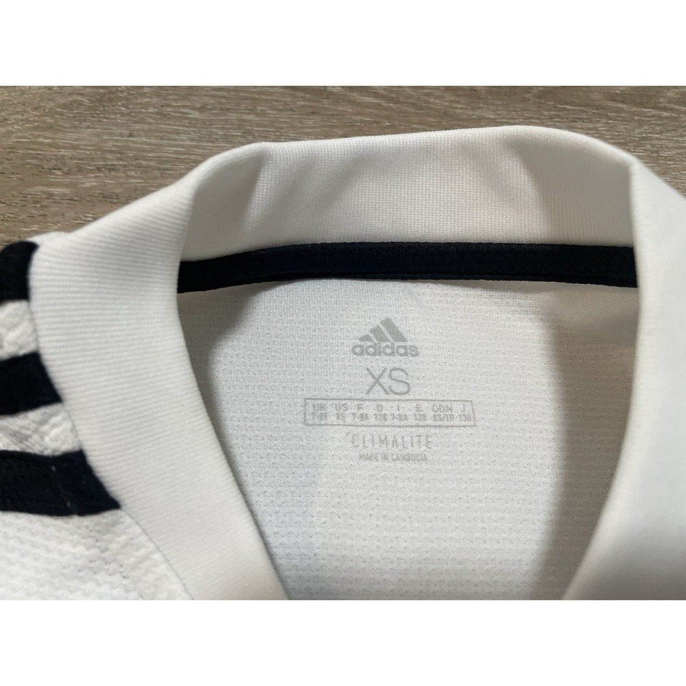 Adidas Ronaldo Real Madrid jersey Kids Sz XS 7-8 White Soccer Jersey - Picture 3 of 6